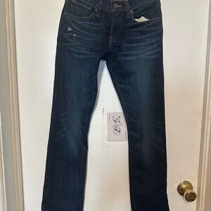 Vintage Lucky Brand Blue Slim Jeans with Subtle Fading